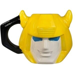Transformers‎ Bumblebee Yellow Ceramic Coffee Mug 5"x7" Vandor 2017 Hasbro